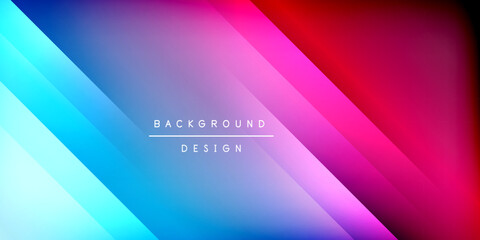 Dynamic shadow lines geometric shapes