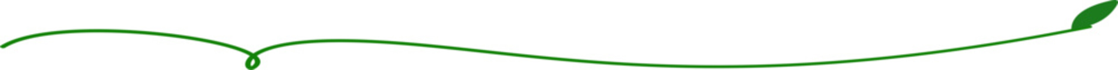 Green leaves simple dividers line 