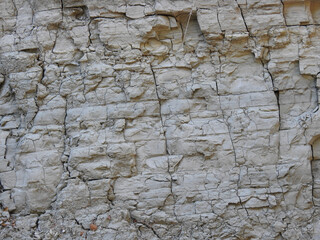 Felsformation in Basalt Sandstein auf Rhodos