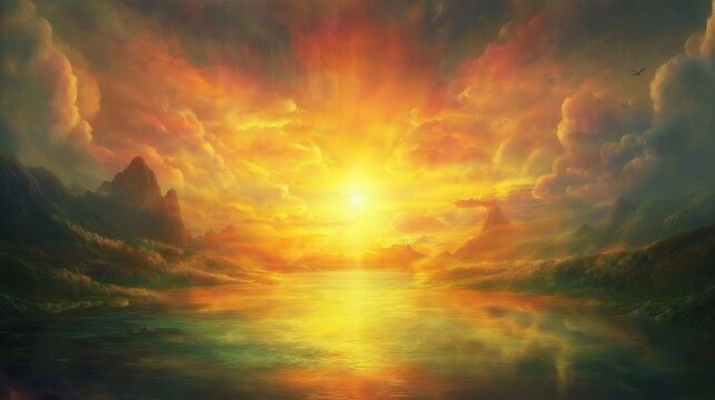 Creation of the World (Genesis 1) Scene