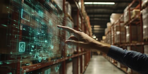 Warehouse Inventory Management System: A Futuristic Approach to Logistics and Supply Chain Optimization Using Holographic Interface