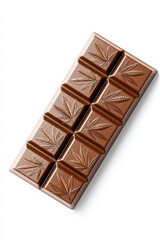 Obraz premium Cozy cannabis-infused chocolate bar an artisan bakery delight