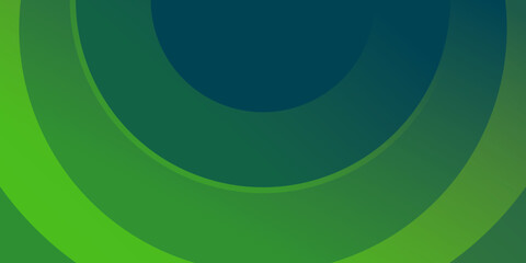 Obraz premium Green abstract background with circles. Modern and minimalist abstract background