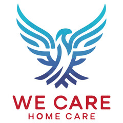Creative We care Logo For Our Company