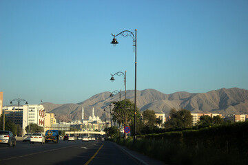 Oman Muscat Mutrah Sultan Qaboos mposque Mutrah bazar Oman sea