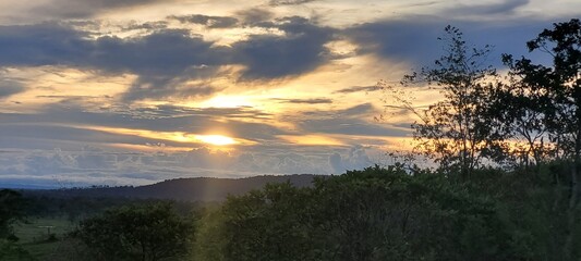 Naturaleza: en atardecer