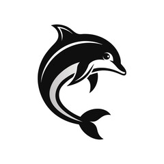 creative whale, shark, penguins, gaming mascot logo and vector art design