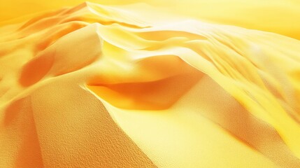 Obraz premium Golden desert sand dunes at sunset, textured surface.