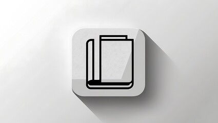 Simple Graphic Depicting Folded Paper Documents
