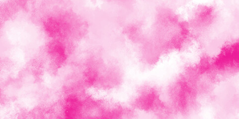 Pink backgrounds watercolor vintage grunge texture, Soft and cloudy watercolor stain of pink paint texture,  brush painted watercolor abstract painting background, fresh and blurry pink cloud sky.