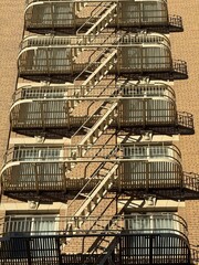 échelles de secours immeuble états unis