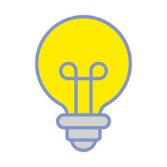 Fototapeta premium Light Bulb Icon Design