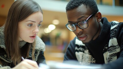 The Students Engaged in Learning