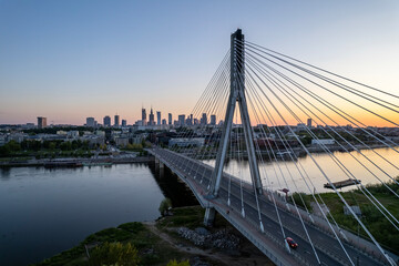 Warsaw, Poland - view of the city.