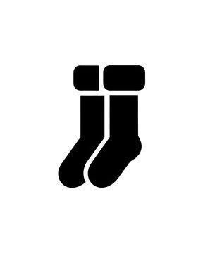 This is a Christmas senta docks vector icon illustration image 