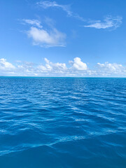 Obraz premium Amazing summer holiday vacation in Maafushi island, Maldives - amazing trip with beautiful blue sky and clear blue sea, with soft white sand 