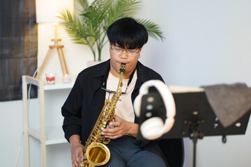 Working Asians are learning international musical skills at home