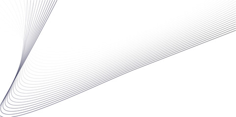 Abstract color smooth stripe dynamic wave line on a white stylized line art background. Design element technology suit for banner, poster, cover, brochure, flyer, website. vector illustration