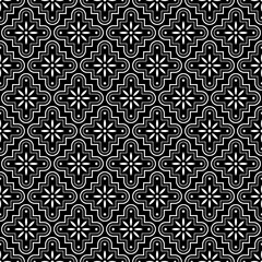 Black and White seamless Pattern