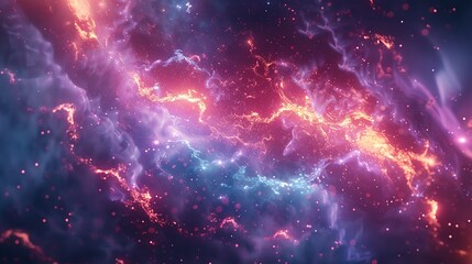 Obraz premium Modern abstract digital 3D background. Copy space. Based on Generative AI