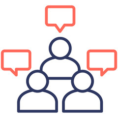 Public Opinion-Outline Icon