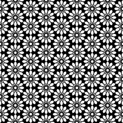 Black and White seamless Pattern