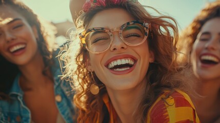 The Joyful Group of Friends