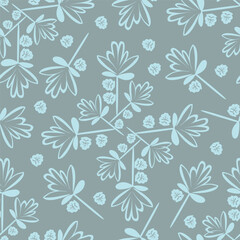 Romantic Boho floral pattern, Persian pattern Indian floral pattern, Vector Illustrasion ,Design for fashion , fabric, textile, wallpaper , wrapping and all prints