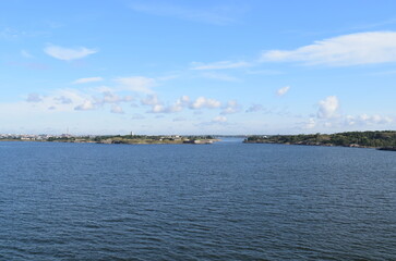 Aerial view of Suomenlinna, Helsinki, Finland