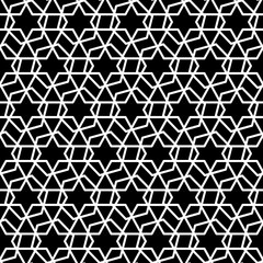 Black and White seamless Pattern