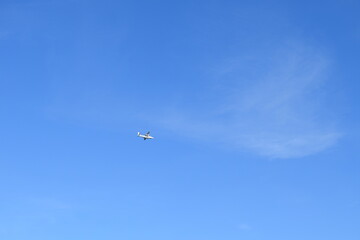 Airplane in the sky