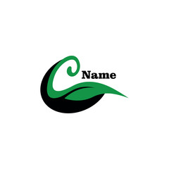 Logo letter c icon vector, element for initials template, emblem