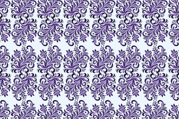 Seamless Floral Pattern Featuring Botanical Motifs and Decorative Elements for Textile and Fashion Design with Elegant Flower Prints for Home Decor and Creative Projects