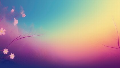 Abstract Dreamscape: A soft, ethereal backdrop of vibrant hues with delicate, swirling branches evokes a sense of tranquility and wonder, perfect for evoking a dreamy or imaginative mood.