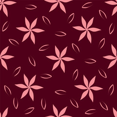 textile design with beautiful flowers pattern image