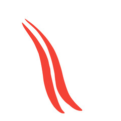 Abstract Red icon art, decorative element