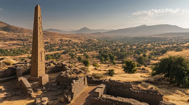 The Kingdom of Axum, an ancient civilization in modern-day Ethiopia, is known for its impressive obelisks, prosperous trade routes, and early adoption of Christianity.