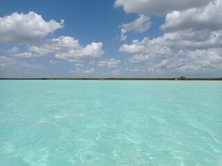 Turquoise water in Mexico