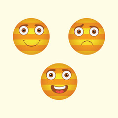 Emotional Expressions Pack: Happy, Sad & Super Happy Emojis