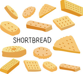 Sandwich biscuits set Sandwich biscuits pattern