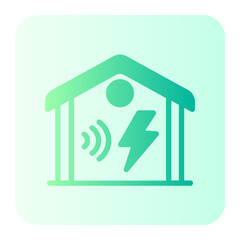 smart house gradient icon