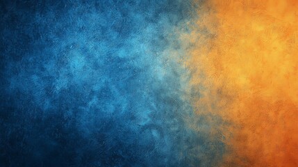 Obraz premium A blue and orange background with a grungy texture