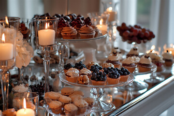 a beautifully arranged dessert charcuterie bo
