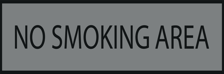 SMOKE FREE AIRSPACE VECTOR ICON ON WHITE BACKGROUND