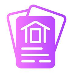 brochure gradient icon