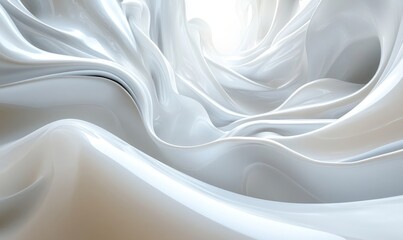 Obraz premium Abstract White Background, Generative AI