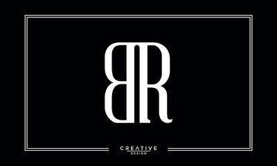 BR, RB, B, R, Abstract Letters Logo Monogram