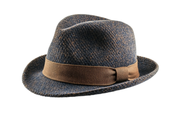 man 's hat on a white background