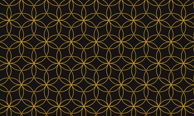 Floral pattern on dark background.