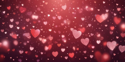 Obraz premium Happy Valentine's Day Abstract Background